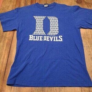 NCAA Duke Blue Devils University 90s Vintage Retro Shirt Tee blue 4747